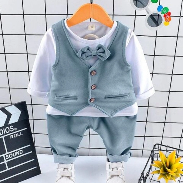 Boys'Top And Bottom Sets - Blue, 3-4 Years