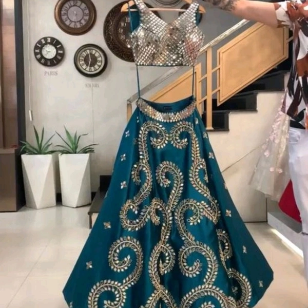 Mirror Work Lehenga Choli