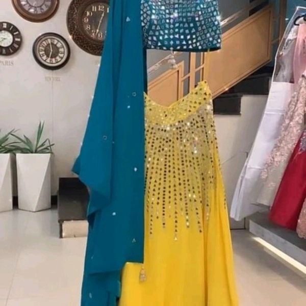 Mirror Work Lehenga Choli