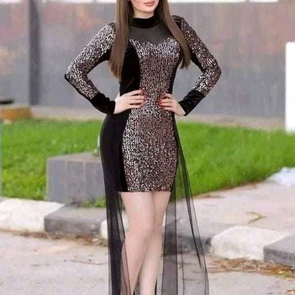 Classy Partywear Women Dresses - L