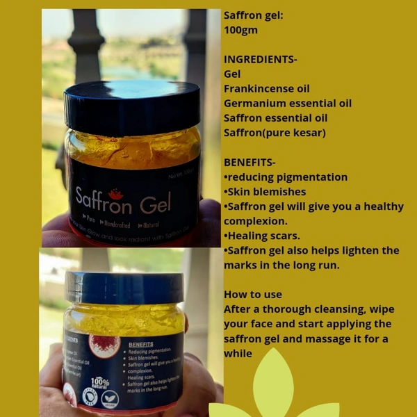 Saffron Gel - ‼️‼️O͟͟n͟͟l͟͟i͟͟n͟͟e͟͟ P͟͟a͟͟y͟͟m͟͟e͟͟n͟͟t͟͟ o͟͟n͟͟l͟͟y͟͟‼️‼️IF YOU CHOOSE CASH ON DELIVERY DURING CHECK OUT, THE ORDER WILL BE CANCELLED.