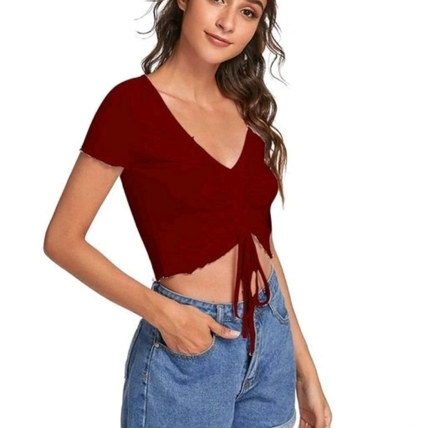 Pretty Latest Women Tops & Tunics - White, S