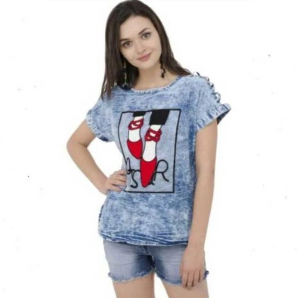 Pretty Partywear Women Tops & Tunics - L