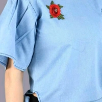 Fancy Elegant Women Tops & Tunics - M