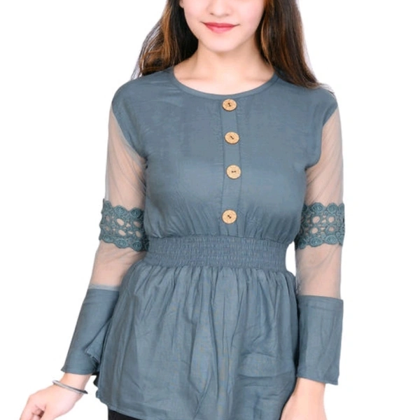 Stylish Girls Tops & Tunics - Blue, 14-15 Years
