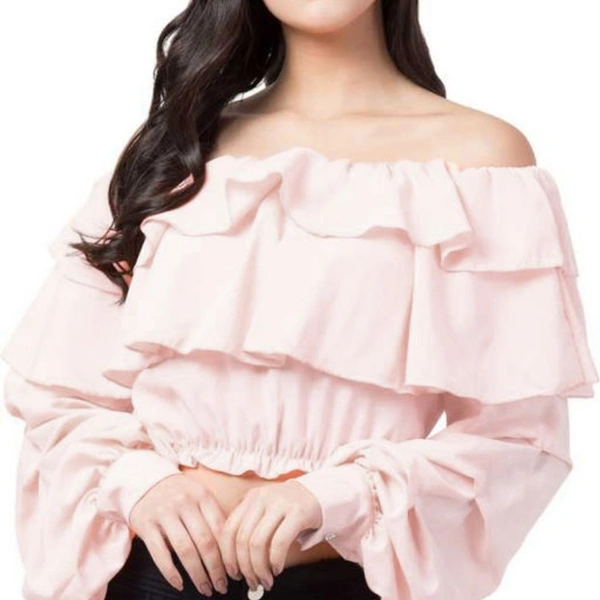 Fancy Sensational Women Tops & Tunics - Yellow, L