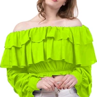 Fancy Sensational Women Tops & Tunics - Yellow, L