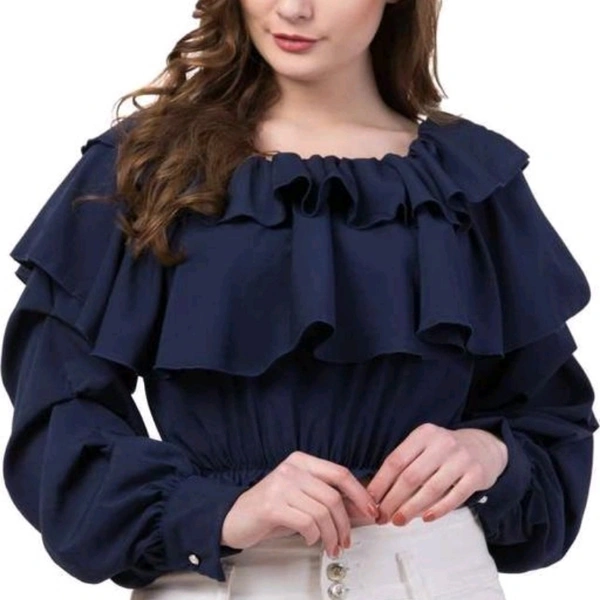 Fancy Sensational Women Tops & Tunics - Yellow, L