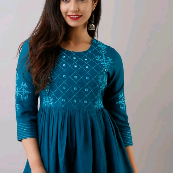 Classic Sensational Women Tops & Tunics - Blue, XXL