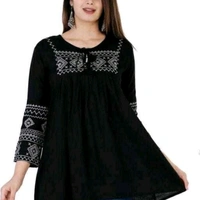 Sara Fashion Women Tops & Tunics - Black, L