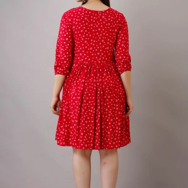 ftDiva Flared Tunic in Rayon - M