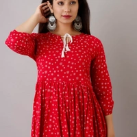 ftDiva Flared Tunic in Rayon - XXL
