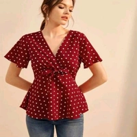 Classy Graceful Women Tops & Tunics - Blue, L