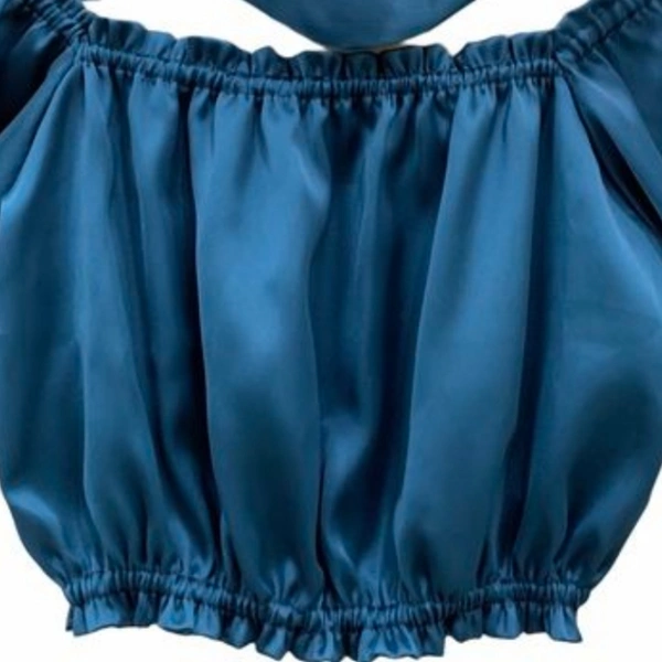 Abstract fashion crop top  - XXS