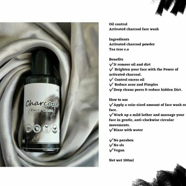 Charcoal Facewash - ONLINE PAYMENT ONLY☑️☑️IF YOU CHOOSE CASH ON DELIVERY DURING CHECKOUT THE ORDER WILL BE CANCELLED