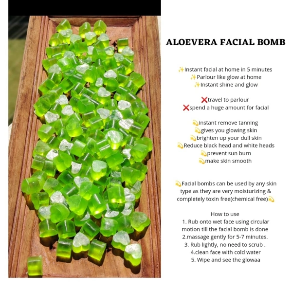 Aloevera Facial Bomb - ONLINE PAYMENT ONLY☑️☑️IF YOU CHOOSE CASH ON DELIVERY DURING CHECKOUT THE ORDER WILL BE CANCELLED
