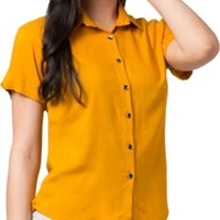 Pretty Fabulous Women Shirts - Olive Green, L