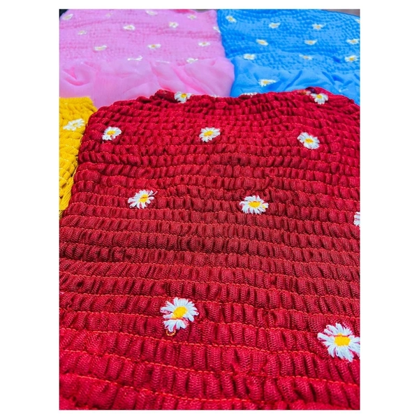 Sunflower embroidery dress♥️ - Blue
