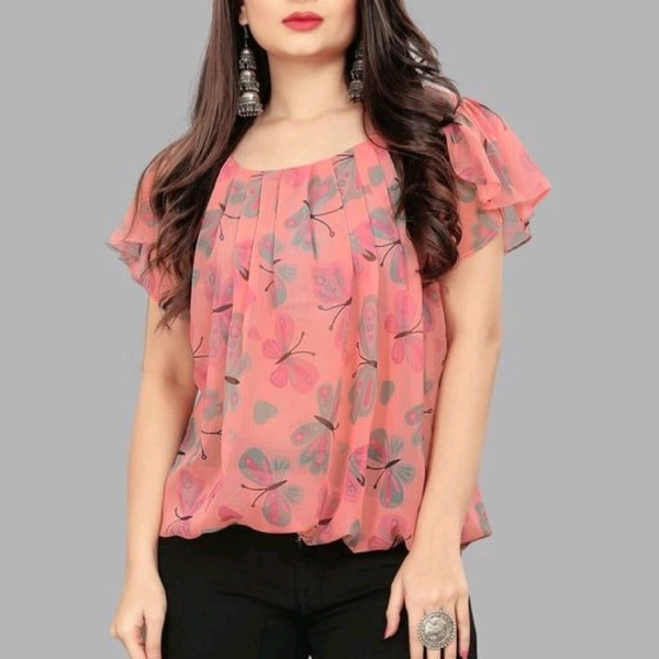 Trendy Graceful Women Tops - L