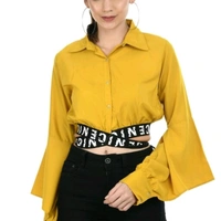 Classic Fashionista Women Shirts - Peach, L