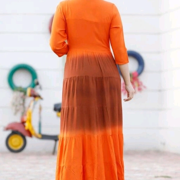 Jivika Sensational Kurtis - Orange, XXL