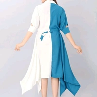 Charvi Drishya Kurtis - Blue, L