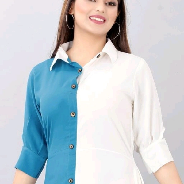 Charvi Drishya Kurtis - Blue, L