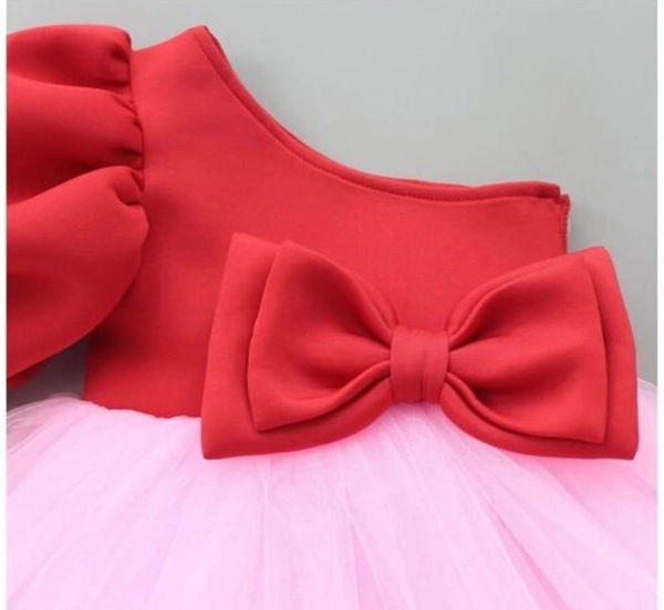 SIDE CUT SHOULDER FROCK - 1-2 years
