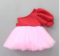 SIDE CUT SHOULDER FROCK - 1-2 years