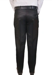 Cotton Solid Regular Fit Formal Trousers  - Black, 28.30.32.34.36.38