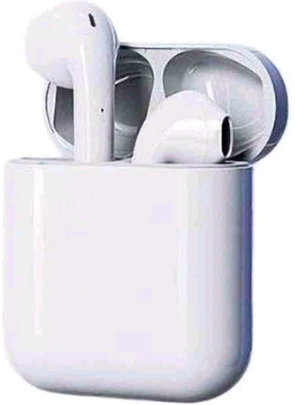 XANK i12 Earbuds with Charging Case Support All Smartphones & Tablets (White)