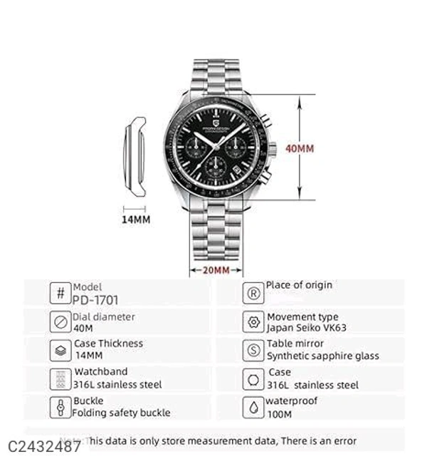 BD Men Silver Stainless Steel Strap Watch