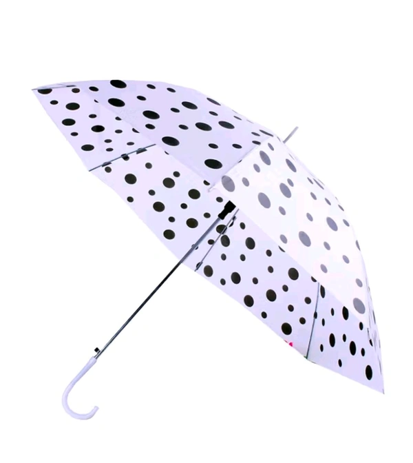 Dot Umbrella  - Tickle Me Pink