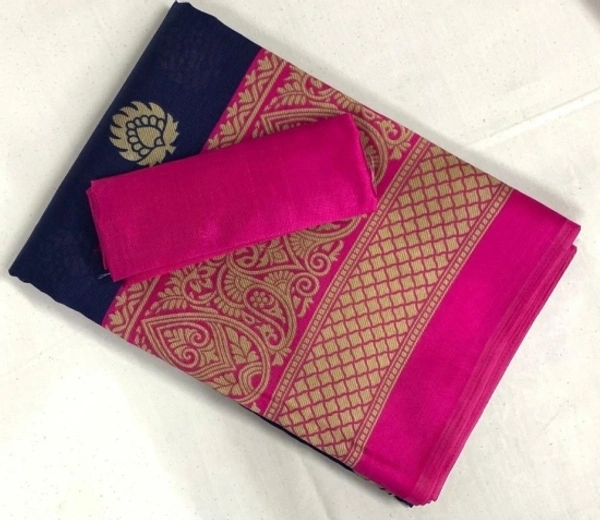 Printed Banarasi Silk Saree