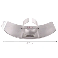 Stainless Steel Finger Guard - Gray