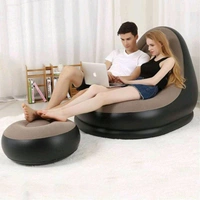 Inflatable Luxury Rest Sofa with Foot Rest