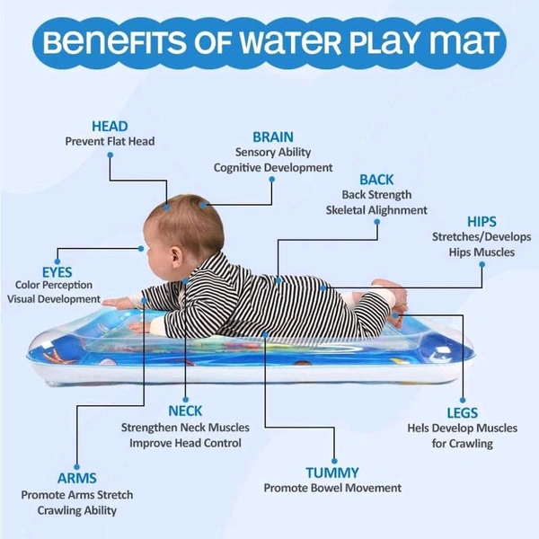 Tummy Time Baby Water Play Mat