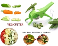 Cutter & Peeler Vegetable & Fruit 2 in 1 Sharp Stainless Steel 5 Blade