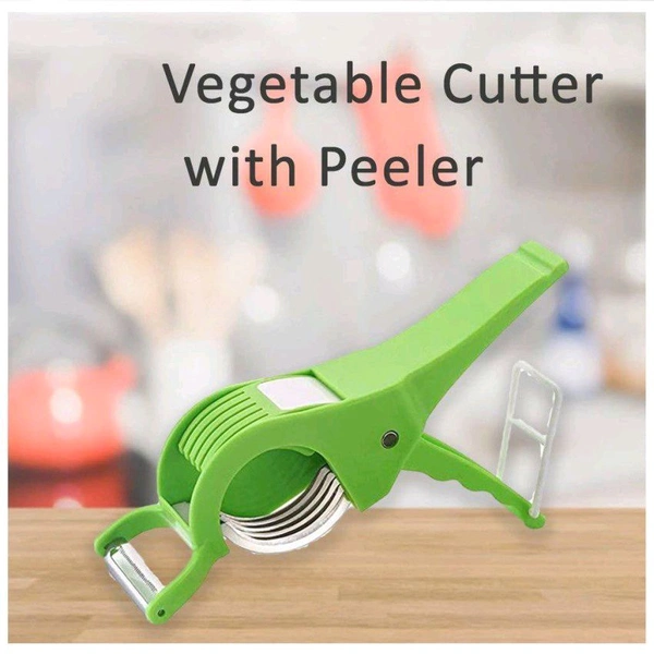 Cutter & Peeler Vegetable & Fruit 2 in 1 Sharp Stainless Steel 5 Blade