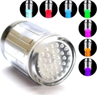 Multi Colour LED Changing Faucet Lamp