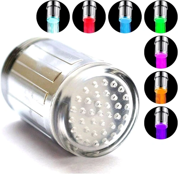 Multi Colour LED Changing Faucet Lamp
