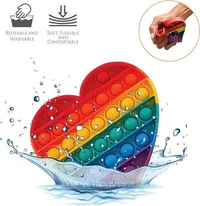 Heart Shaped Rainbow Pop It