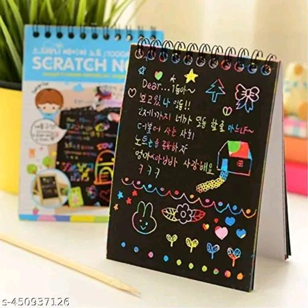Craft Rainbow Art Scratch Note