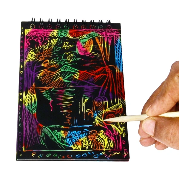 Craft Rainbow Art Scratch Note