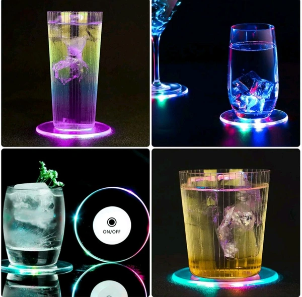 Colourful LED Coaster Stand