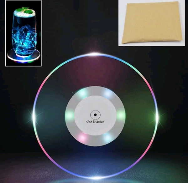 Colourful LED Coaster Stand