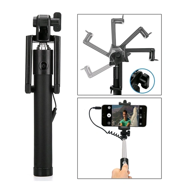 Selfie Stick with AUX Wired