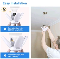 Mini Fan Blade LED Bulb
