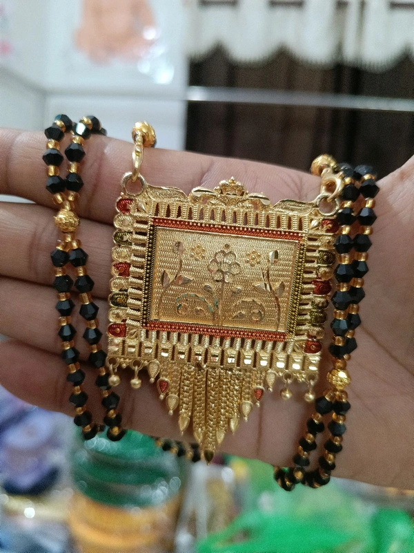 Fancy Mangalsutra  - Gold, Free Size