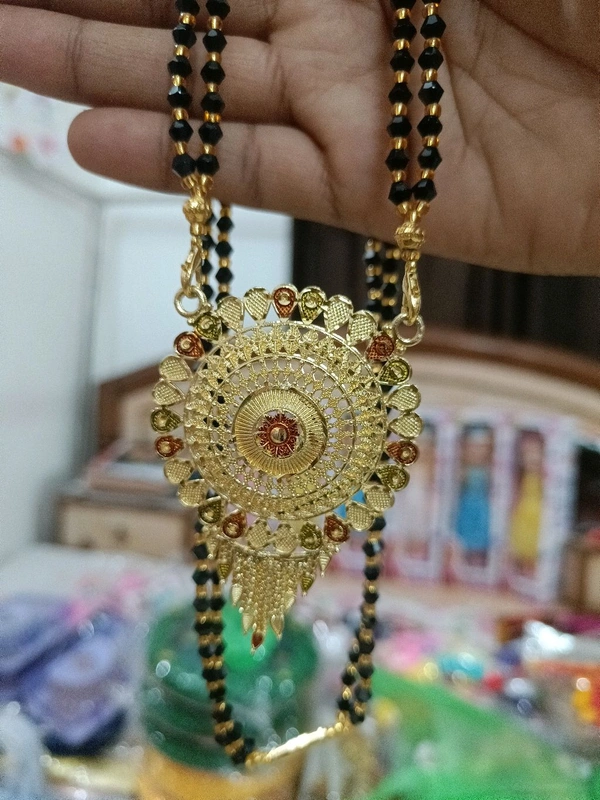 Fancy Mangalsutra  - Gold, Free Size